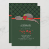 Invitation de casquette de Derby (Devant / Derrière)