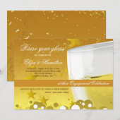 Invitation de célébration au champagne (Devant / Derrière)
