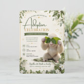 Invitation de célébration d'adoption Invitation de (Debout devant)