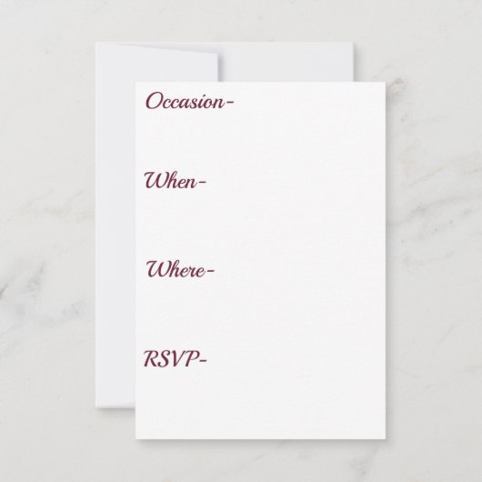 Invitation de célébration de belle orchidée violet (Dos)