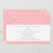 Invitation de célébration de brunch du jour de (Devant / Derrière)