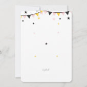 Invitation de célébration de carnaval (Dos)