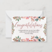 Invitation de célébration de félicitations (Devant)