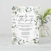 Invitation de célébration de fuite en amoureux ave (Debout devant)