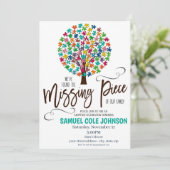 Invitation de célébration de l'adoption de pièce m (Debout devant)