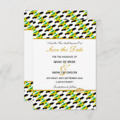 Invitation de célébration de mariage à JAMAÏQUE En (Devant / Derrière)