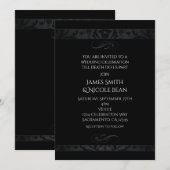 Invitation de célébration de mariage d'élégance so (Devant / Derrière)