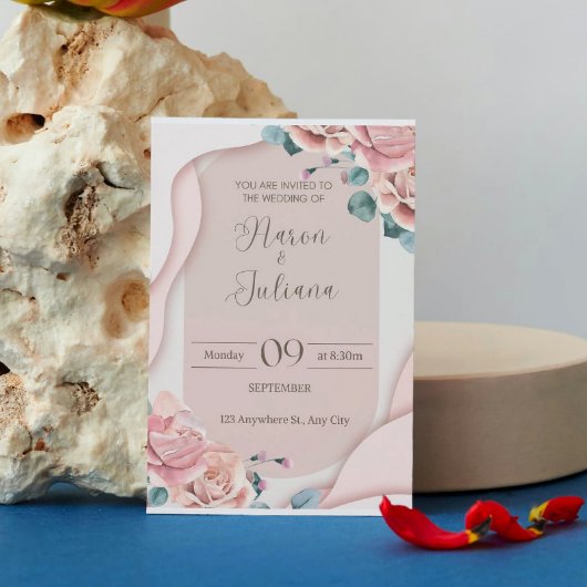 Invitation de célébration de mariage - Elégant Kee