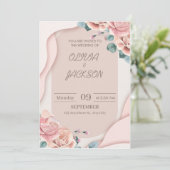 Invitation de célébration de mariage - Elégant Kee (Debout devant)