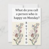 Invitation de célébration de retraite (Devant)