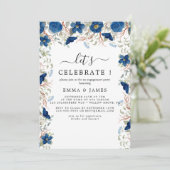 Invitation de célébration de verdure nautique (Debout devant)