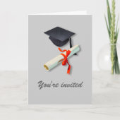 Invitation de célébration d'obtention du diplôme (Devant)