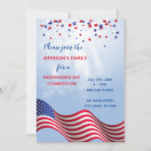 Invitation de célébration du 4 juillet (Devant)