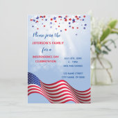 Invitation de célébration du 4 juillet (Debout devant)