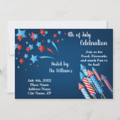 Invitation de célébration du 4 juillet (Devant)