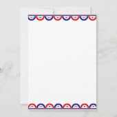 Invitation de célébration du 4 juillet (Dos)