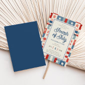 Invitation de célébration du 4 juillet rustique vi