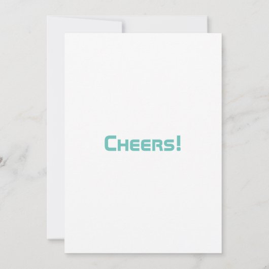 Invitation de célébration du Nouvel An (Dos)