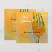 Invitation de célébration moderne culinaire (Devant / Derrière)
