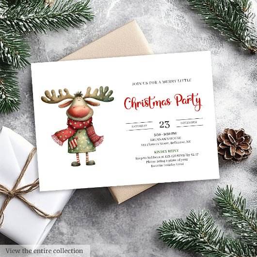 Invitation de célébration pour enfants à l'aquarel