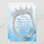 Invitation de Cendrillon, princesse Invitation (Devant / Derrière)