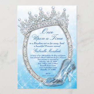 Invitation de Cendrillon, princesse Invitation