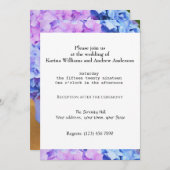 Invitation de cérémonie de mariage (Devant / Derrière)