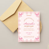 Invitation de cérémonie de nomination de bébé fill
