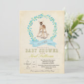 Invitation de cerfs Baby showers (Debout devant)