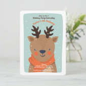 Invitation de cerfs d'hiver (Debout devant)