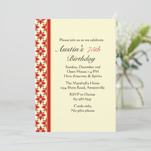 Invitation de cerise (Debout devant)