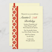 Invitation de cerise (Devant / Derrière)