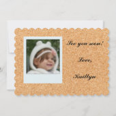 Invitation de Chalkboard Winter Onederland, 5" x 7 (Dos)