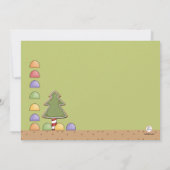 Invitation de Chambre ouverte de pain d'épice (Dos)