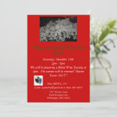 Invitation de Chambre ouverte de vacances (Debout devant)