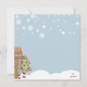 Invitation de Chambre ouverte de vacances de pain (Dos)