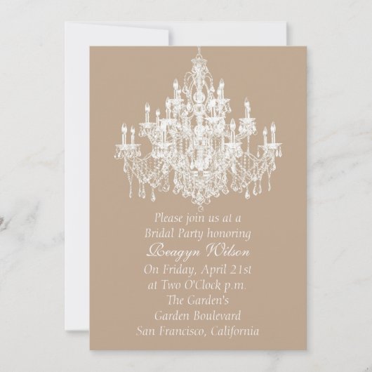 Invitation de Chandee Amore (Devant)