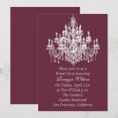 Invitation de Chandee Amore (Devant / Derrière)