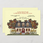 Invitation de changement de saisons (Devant / Derrière)