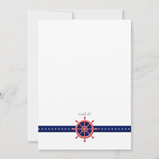 Invitation de chargeur du navire (Dos)