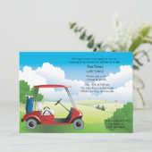 Invitation de chariot de golf (Debout devant)