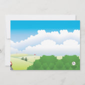 Invitation de chariot de golf (Dos)