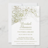 Invitation de Charming Green Botanical Bridal Show (Devant)