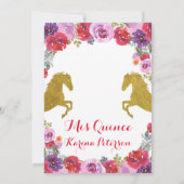 Invitation de Charra Quinceanera (Dos)