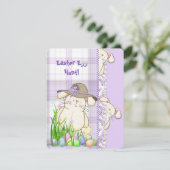 Invitation de chasse aux oeufs de Pâques (Debout devant)