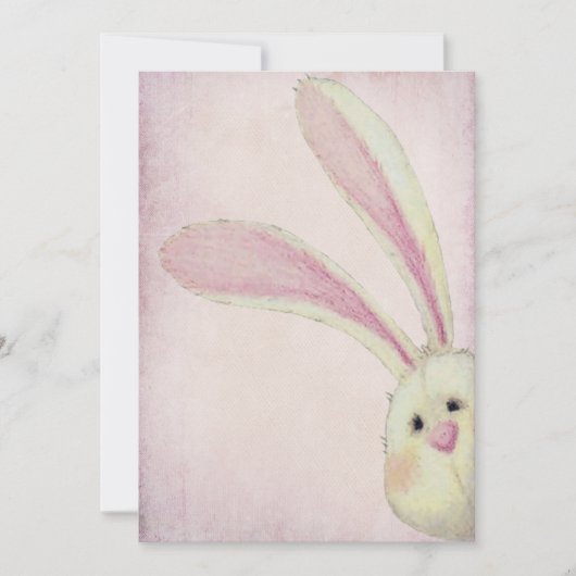 Invitation de chasse aux oeufs de Pâques (Devant)