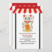 Invitation de chats Beckoning (Devant / Derrière)