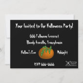 Invitation de chats d'Halloween (Dos)