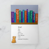 Invitation de chats et de livres (Intérieur)
