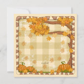 Invitation de chats Sleepy à l'automne (Dos)